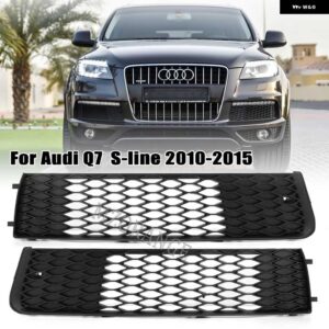 アウディ フォグランプ カバー Q7 4L S ライン 40148-2015 フォグライト グリル レーシング グリル ヘッドライト メッシュ - 1 Pair