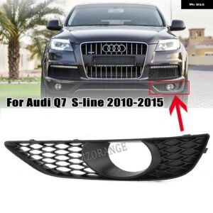 アウディ フォグランプ カバー Q7 4L S ライン 40148-2015 フォグライト グリル レーシング グリル ヘッドライト メッシュ - left cover