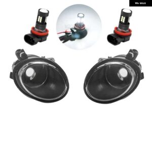 BMW フォグライト ヘッドライト E39 M5 フォグランプ E46 M3 LED フォグランプ クリアレンズ駆動フロントバンパー ヘッドライト