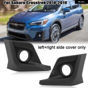 スバル フォグライト XV CROSSTREK 2018 2019 2020 フォグランプ カバー ヘッドライト フロントバンパー トリム ベゼ - L R cover