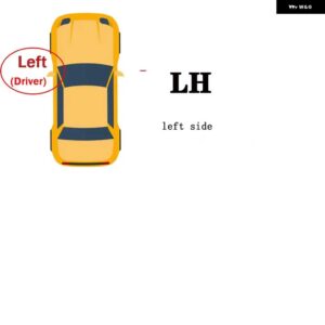 BMW 加熱サイドミラー ガラス E39 E38 ミラー 加熱バックミラー ドアウイングミラー 525I 528I 530I 540I 740I 750I - 1 PC Left