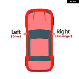 BMW 加熱サイドミラー ガラス E39 E38 ミラー 加熱バックミラー ドアウイングミラー 525I 528I 530I 540I 740I 750I - L and R