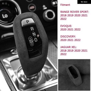 ジャガー レンジローバースポーツ XEL 2014-2022 ディスカバリーイヴォーク 2020-2022 スエードギアシフトノブ カバー シェル部 - Grey New