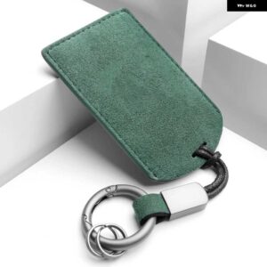 BMW 汎用 車 NFC カードキーバッグ カバー ケースアルカンタラレザー高級 CARKEYS ポーチ レクサス トヨタ テスラ IM - 1