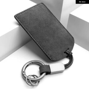 BMW 汎用 車 NFC カードキーバッグ カバー ケースアルカンタラレザー高級 CARKEYS ポーチ レクサス トヨタ テスラ IM - 2