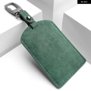 BMW 汎用 車 NFC カードキーバッグ カバー ケースアルカンタラレザー高級 CARKEYS ポーチ レクサス トヨタ テスラ IM - 3