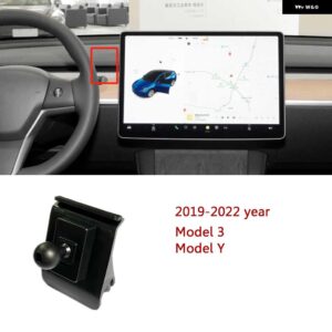 テスラ 専用スマートフォン ホルダー スタンド ベース苞コロケーション モデル 3 モデル Y モデル X モデル S - 19-22yr Model3
