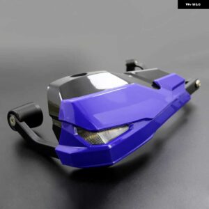 BMW LED オートバイ ハンドル風防 ハンドガード F800GS/R1200GS LC/ADV には信号灯とデイタイムランニングランプが - Blue