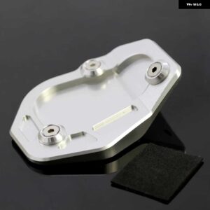 BMW オートバイ キックスタンドサイドスタンド引き伸ばしプレートパッド R NINET 2017-2018 /R NINE T スクランブラー/ピュア/レーサー/アーバン G/S - Silver