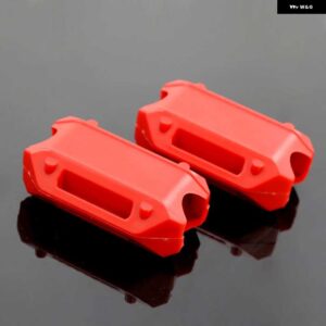 BMW 25MM 2個 オートバイ エンジン ガードバンパー 装飾 ブロッククラッシュバー R1200GS LC ADV F700GS F800GS - Red
