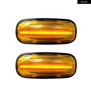 ランドローバー 2X アンバー LED サイド マーカーライト リピーター インジケータ ー ランプ ディスカバリー 2 99-04 ディフェンダー フリー - Normal golden