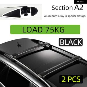 ボルボ 2個 ルーフバー XC90 5-DR SUV 2002-2014 2008 257 SUV 合金サイドバークロスレール ルーフラックキャリア - A2