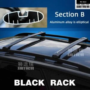 スバル 2個 ルーフバー XV SUV 2012-2022 合金サイドバークロスレール ルーフラックキャリア CUV SUV LED - b