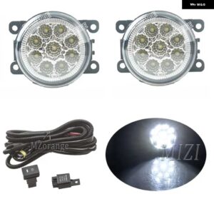 スバル フォグランプ LED ヘッドライト フォレスター XT 2014 2015 2016 クローム フォグランプ カバー グリル ベゼル フ - LED and wires