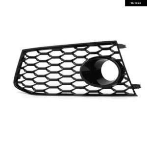 アウディ のフロント フォグランプ グリル カバー トリム RS7 2014-18 ハニカム六角 フォグランプ グリル - Left Side