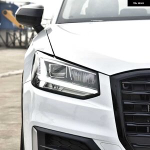アウディ Q2 Q2L 2018-21 ヘッドランプ クリアカバー ランプシェード ヘッドライト シェルレンズプレキシガラスカー - Right Side