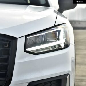 アウディ Q2 Q2L 2018-21 ヘッドランプ クリアカバー ランプシェード ヘッドライト シェルレンズプレキシガラスカー - Left Side