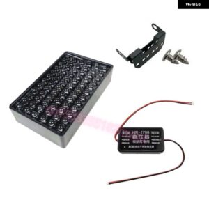 BMW 12V F1 スタイル 72 LED リア ディフューザー スポイラー LED ブレーキ ライトバンパー カバー パイロットランプ ベンツ VW 汎用 車 - 72　led　black, model　1