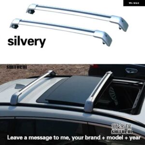 ボルボ 2個 ルーフバー XC60 2008-2023 156 合金サイドバークロスレール ルーフラックキャリアキャリア - c