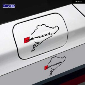 アウディ オールロードオイルタンク デカール ステッカー A1 A3 A4 A4L A6 A6L A7 A8 Q3 Q5 Q7 TT S RS - black