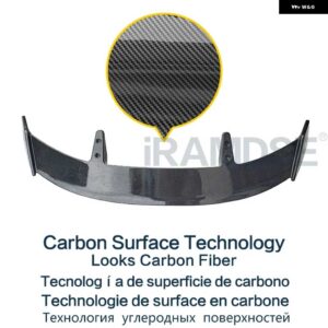 アウディ スポイラー 汎用 カーボン表面 ABS 材料タイプ 汎用 車リアトランク スポイラー A3 ハッチバック A1 スポーツバック Q2 Q3 Q5 Q7 - Carbon Surface