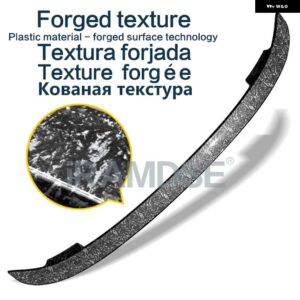 スバル トランクスポイラー 汎用 ABS 材料 汎用 なタイプリアトランクウイングテールスポイラー レガシィセダン 2010-2020 - Forged texture