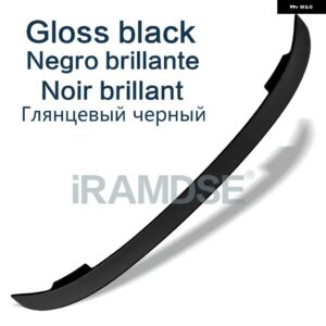 スバル トランクスポイラー 汎用 ABS 材料 汎用 なタイプリアトランクウイングテールスポイラー レガシィセダン 2010-2020 - Gloss Black