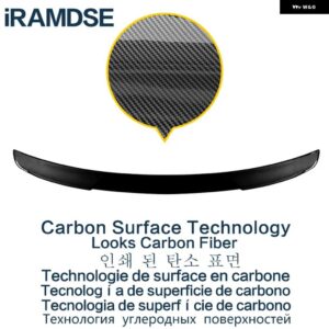 アウディ カーボン表面スポイラー リアダックテールウイング ABS プラスチック トランクスポイラー A6 C8 2019 20 21 22 - Carbon Surface