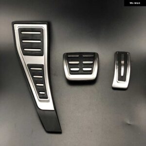 アウディ RHD ペダル A5 8W6 2018-22 ガス ブレーキ ステンレスノンスリップ フットレスト ペダル カバー パッド アクセル - 3 PCS