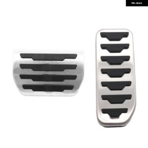 ランドローバー AT MT フットペダル レンジローバー EVOQUE L538 L551 2012 2020 オイルガス燃料アクセル ブレーキ ノンスリップペダル カバー - 2 pcs
