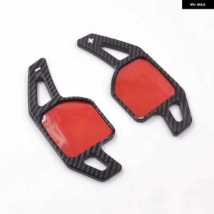 アウディ ステアリング ホイールのギアシフトシフター延長 TT MK2 8J 2007-14 スタイリング ステッカー - 2 PCS