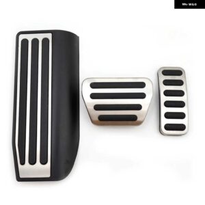 ランドローバー ステンレスフットペダル レンジローバースポーツ L320 L494 2013 2023 アクセル ブレーキ ノンスリップレストフットペダル - 3 PCS