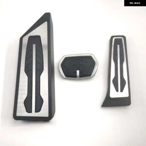 BMW フットペダル X2 F39 2018-22 アクセル ブレーキ ステンレス 穴あけ不要 滑り止めペダル カバー パッド - 3 pcs2