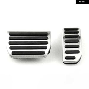 ボルボ ステンレスペダル ブレーキ XC60 2009-17 ノンスリップペダル カバー パッド AT MT - 2pcs