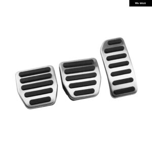 ボルボ ステンレスペダル ブレーキ XC60 2009-17 ノンスリップペダル カバー パッド AT MT - 3pcs