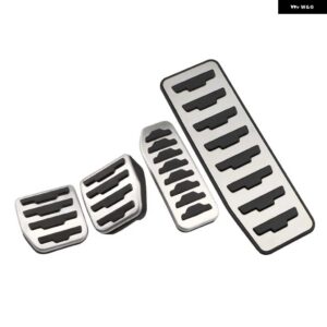 ランドローバー AT MT フットペダル レンジローバー EVOQUE L538 2011 2022 アクセル ブレーキ レストノンスリップペダル カバー - 4 PCS
