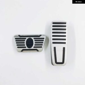 マセラティ ステンレスペダル マセラティレヴァンテ 2017-22 アクセル ブレーキ レストフットなし穴あけペダル カバー - 2 pcs