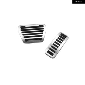 ランドローバー ステンレスペダル レンジローバースポーツ L494 2014 2022 アクセル ブレーキ ノンスリップドリルなしペダル カバー - 2 pcs