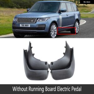 ランドローバー レンジローバー L405 2013-21 マッドフラップ マッドガード フェンダー スプラッシュガード - No Running Board