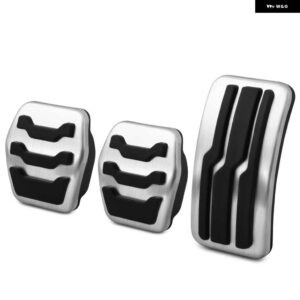 ボルボ ステンレスペダル V50 38322 アクセル ブレーキし穴あけペダル カバー - 3pcs
