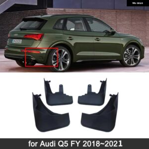 アウディ Q5 FY スポーツ 2018-21 MUDFLAPS マッドガード スプラッシュガード フェンダー フレア 自動前輪カー 80A 2 II - Q5 18-20