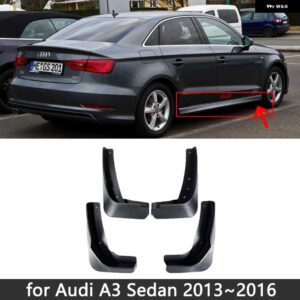アウディ A3 8V セダンスポーツバック 2013-20 マッドフラップ マッドガード スプラッシュガード フェンダーフロント - Fit Before Facelift