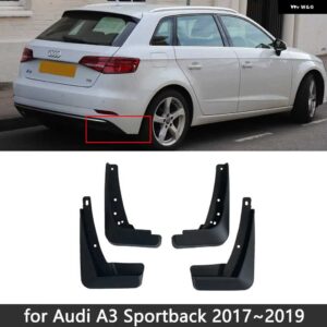 アウディ A3 8V セダンスポーツバック 2013-20 マッドフラップ マッドガード スプラッシュガード フェンダーフロント - Fit Facelift