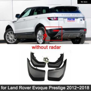 ランドローバー 4X イヴォーク プレステージ 2012-18 マッドフラップ マッドガード アンチスプラッシュ フェンダー リア - without radar