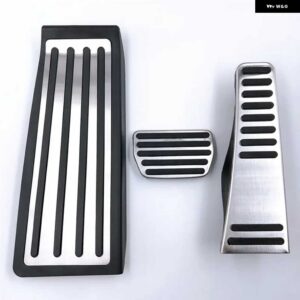 ボルボ ペダル XC90 2016-22 アクセルガス ブレーキ ステンレス滑り止め フットレスト ペダル パッド - 3pcs