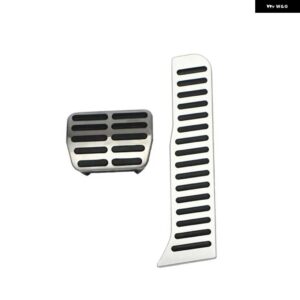 アウディ Q3 RS MK1 8U 2012-18 ステンレスペダル アクセル ブレーキ 滑り止めペダル カバー パッド - 2 pcs
