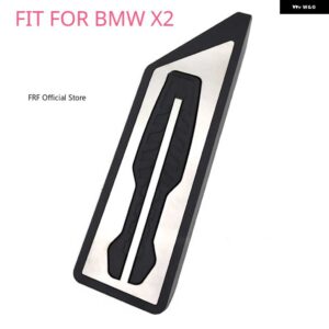 BMW X1 IX1 U11 2021-23 フットペダル アクセル ブレーキ ステンレス 穴あけ不要 滑り止めペダル カバー パッド AT MT - 3 PCS