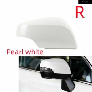スバル 社外バックミラー カバー ウィンカー ライト付き アウトバック 2015-2018 XV 2013-2016 ラゲシー フォレスター イ - Pearl White R cap