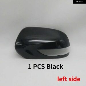 スバル フォレスター SH 2010 2011 2012 ウイングドアサイドミラー アンダーキャップ蓋外側バックミラー カバー ウィンカー ライ - 1 PCS Left cap black