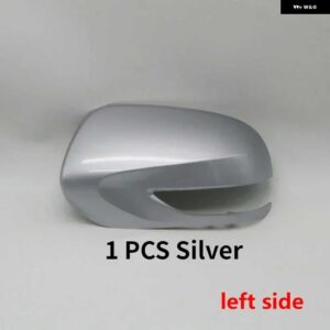 スバル フォレスター SH 2010 2011 2012 ウイングドアサイドミラー アンダーキャップ蓋外側バックミラー カバー ウィンカー ライ - 1 PC Left cap silver